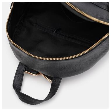 Жіночий шкіряний рюкзак Keizer K1172bl-black фото №5