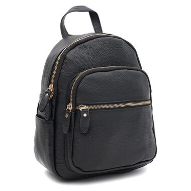 Жіночий шкіряний рюкзак Keizer K1172bl-black фото №1