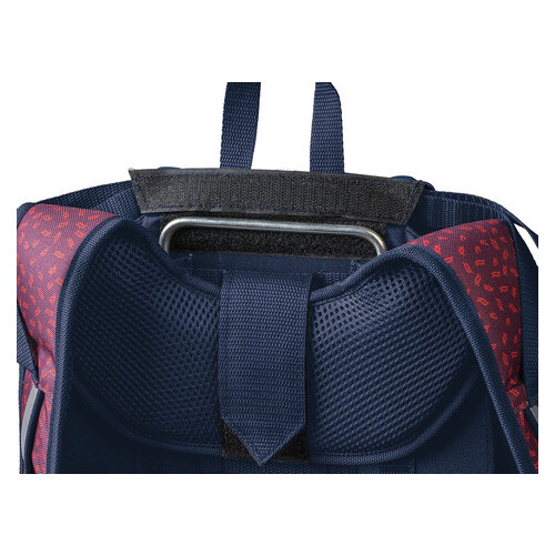 Міський рюкзак з посиленою спинкою Topmove 22L синій з бордовим фото №6