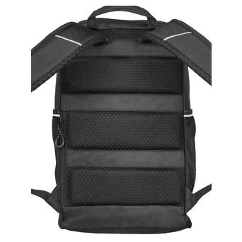 Діловий рюкзак зі світловідбивними вставками 17L Topmove чорний із сірим фото №7