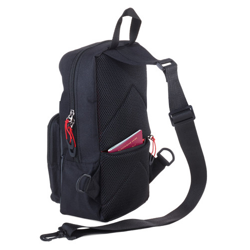 Рюкзак через плече CROSS BAG чорний фото №3
