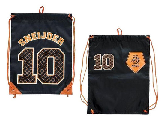 Спортивний рюкзак KNVB Gymbag Sneijder Nr 10 Black фото №3