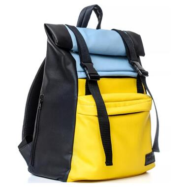 Чоловічий рюкзак Sambag RollTop LTH синій з жовтим 24231610m фото №1