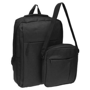Чоловічий рюкзак + сумка Remoid vn6802-black фото №1