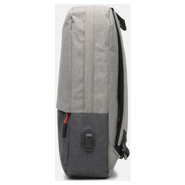 Чоловічий рюкзак Remoid CV17221 сіра фото №4