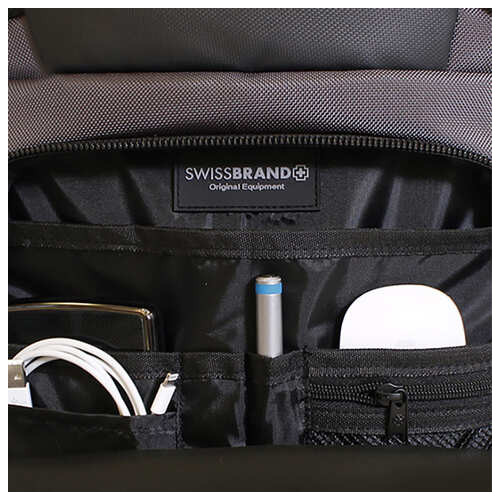 Сумка-рюкзак Swissbrand Houston 21 Grey (SWB_BL21HOU603U) фото №5