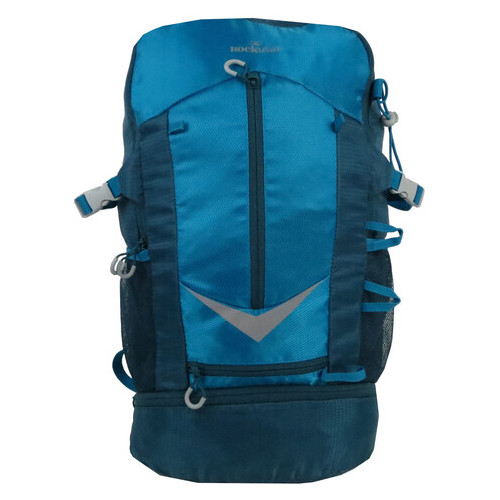 Місткий спортивний рюкзак з дощовиком 30L Rocktrail IAN389063 блакитний фото №3