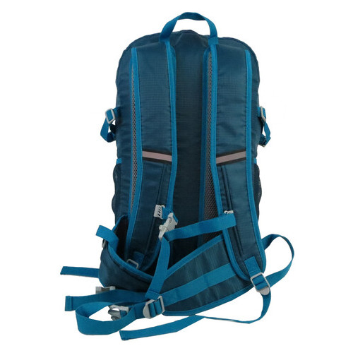 Місткий спортивний рюкзак з дощовиком 30L Rocktrail IAN389063 блакитний фото №6