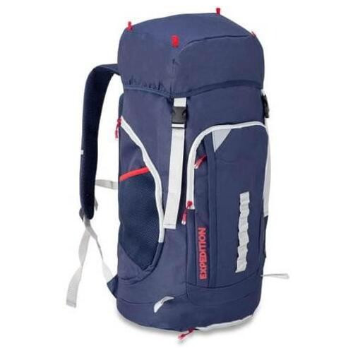 Туристичний похідний рюкзак з дощовиком 45L Semiline Expedition синій фото №1