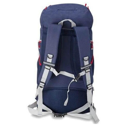 Туристичний похідний рюкзак з дощовиком 45L Semiline Expedition синій фото №4