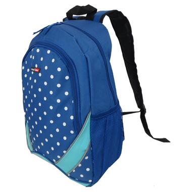 Молодіжний рюкзак 25L SemiLine синій в горох фото №4