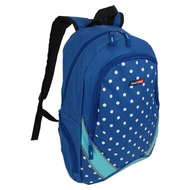 Молодіжний рюкзак 25L SemiLine синій в горох фото №3