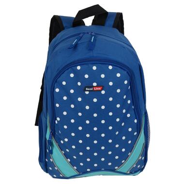 Молодіжний рюкзак 25L SemiLine синій в горох фото №1