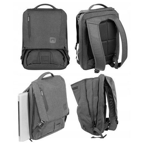 Рюкзак з ноутбуком 14,1 дюймів Natec Bharal темно-сірий фото №9