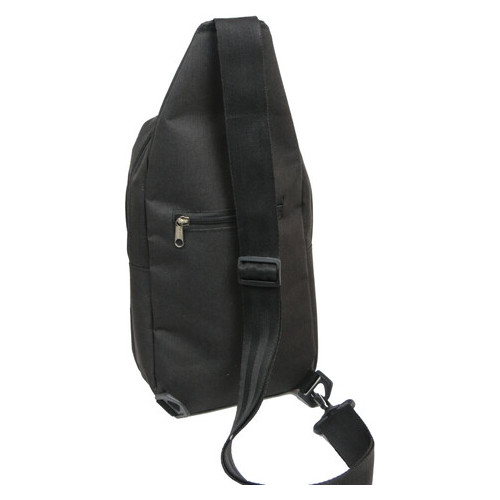 Рюкзак однолямковий на одне плече Wallaby 112 чорний 8 л фото №5