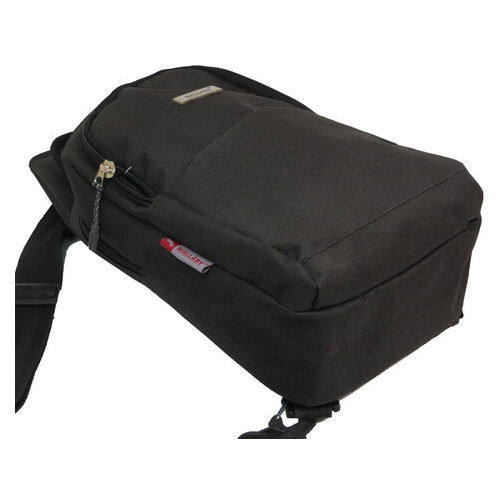 Рюкзак однолямковий на одне плече Wallaby 112 чорний 8 л фото №9
