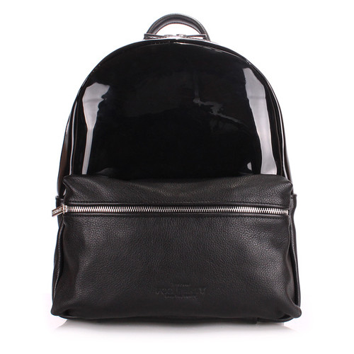 Рюкзак жіночий шкіряний Poolparty Mini Чорний (mini-bckpck-transparent-black) фото №1