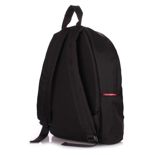 Рюкзак молодіжний Poolparty Чорний (eco-backpack-black) фото №2