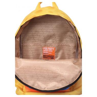 Міський рюкзак POOLPARTY з сирним принтом (рюкзак-сирник) фото №5