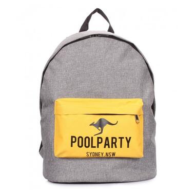 
Міський рюкзак POOLPARTY сіро-жовтий (backpack-yellow-grey) фото №1