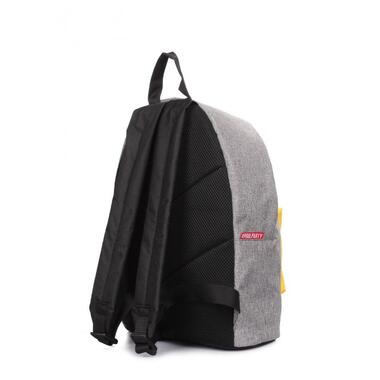 
Міський рюкзак POOLPARTY сіро-жовтий (backpack-yellow-grey) фото №3