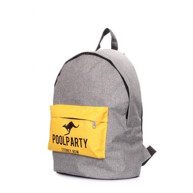 
Міський рюкзак POOLPARTY сіро-жовтий (backpack-yellow-grey) фото №4