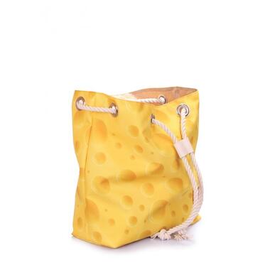 Літній рюкзак POOLPARTY Pack із сирним принтом (pack-cheese) фото №4
