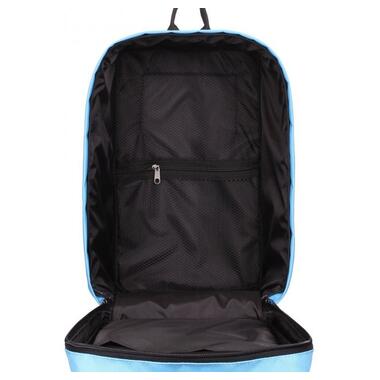 Рюкзак для ручної поклажі POOLPARTY Hub 40x25x20см Ryanair / Wizz Air / МАУ блакитний (hub-boardingpass) фото №4