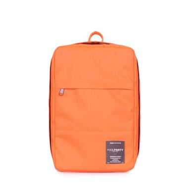 Рюкзак для ручної поклажі POOLPARTY Hub 40x25x20см Ryanair / Wizz Air / МАУ помаранчевий (hub-orange) фото №1