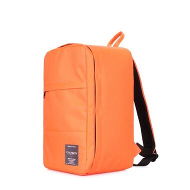 Рюкзак для ручної поклажі POOLPARTY Hub 40x25x20см Ryanair / Wizz Air / МАУ помаранчевий (hub-orange) фото №2