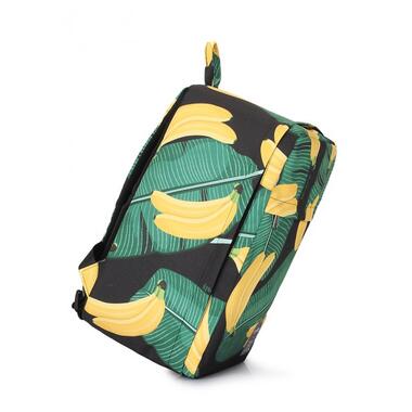 Рюкзак для ручної поклажі POOLPARTY Hub 40x25x20см Ryanair / Wizz Air / МАУ з бананами (hub-bananas) фото №5