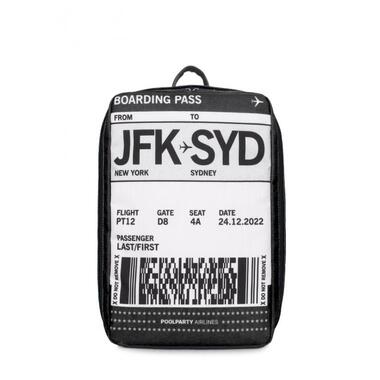 Рюкзак для ручної поклажі POOLPARTY Hub 40x25x20см Ryanair / Wizz Air / МАУ чорний (hub-black) фото №1