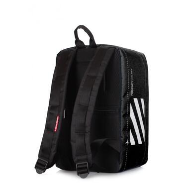 Рюкзак для ручної поклажі POOLPARTY Hub 40x25x20см Ryanair / Wizz Air / МАУ чорний (hub-black) фото №3