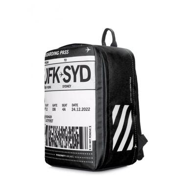 Рюкзак для ручної поклажі POOLPARTY Hub 40x25x20см Ryanair / Wizz Air / МАУ чорний (hub-black) фото №2