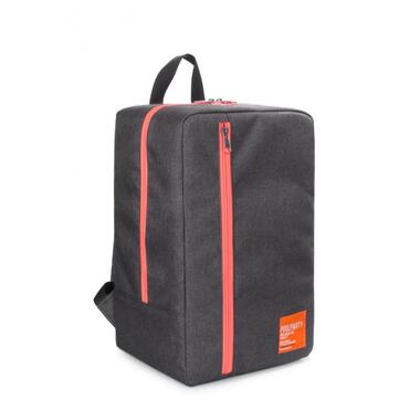 Рюкзак для ручної поклажі POOLPARTY Lowcost 40x25x20см Ryanair / Wizz Air / МАУ сірий (lowcost-grey) фото №2