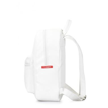 Жіночий рюкзак POOLPARTY Xs білий (xs-pu-white) фото №4