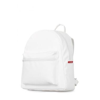 Жіночий рюкзак POOLPARTY Xs білий (xs-pu-white) фото №2
