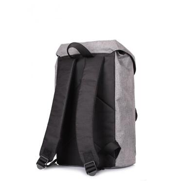 Рюкзак з ременями POOLPARTY Hipster сірий (hipster-grey) фото №3