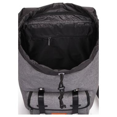 Рюкзак з ременями POOLPARTY Hipster сірий (hipster-grey) фото №4