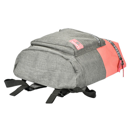 Рюкзак молодіжний Smart TN-04 Lucas сірий/світло-кораловий (558452) фото №4