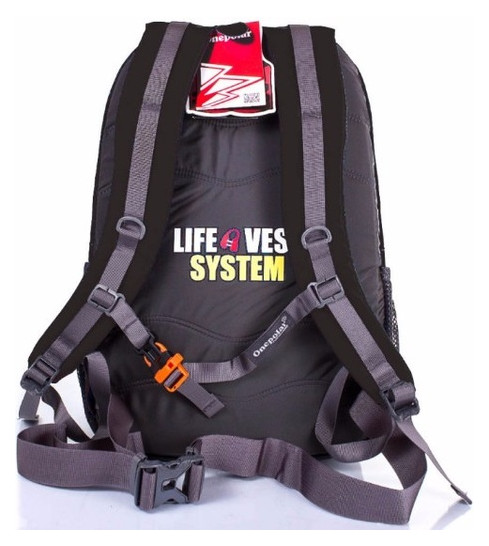 Чоловічий рюкзак-рятувальний жилет Onepolar W2108 Black фото №3