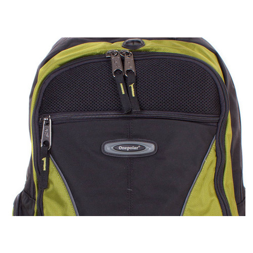 Чоловічий рюкзак з ноутбуком Onepolar W1077-green фото №5
