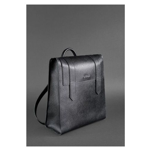 Шкіряний жіночий чорний рюкзак Blackwood Blank Note BN-BAG-29-bw фото №3
