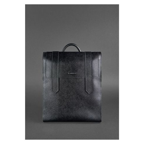 Шкіряний жіночий чорний рюкзак Blackwood Blank Note BN-BAG-29-bw фото №2