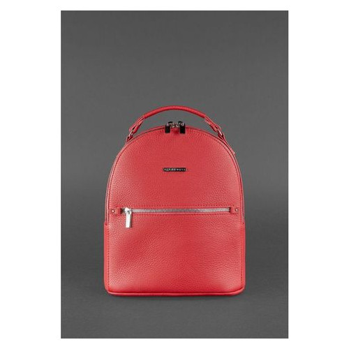 Шкіряний жіночий міні-рюкзак Kylie червоний Blank Note BN-BAG-22-rubin фото №2