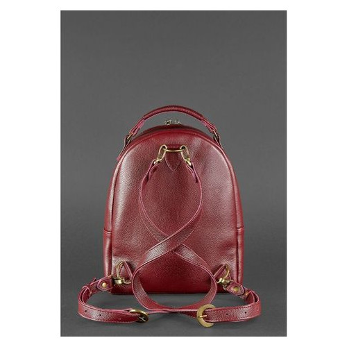 Шкіряний жіночий міні-рюкзак Kylie Марсала Blank Note BN-BAG-22-marsala фото №4