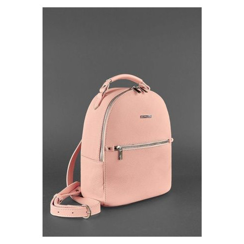 Шкіряний жіночий міні-рюкзак Kylie рожевий Blank Note BN-BAG-22-barbi фото №3