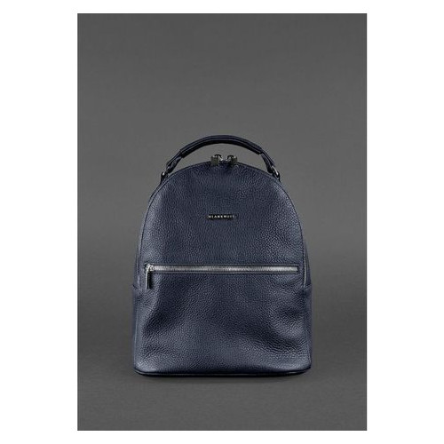 Шкіряний жіночий міні-рюкзак Kylie Синій Blank Note BN-BAG-22-navy-blue фото №2