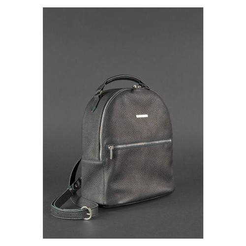Шкіряний жіночий міні-рюкзак Kylie чорний Blank Note BN-BAG-22-onyx фото №3
