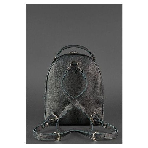Шкіряний жіночий міні-рюкзак Kylie чорний Blank Note BN-BAG-22-onyx фото №4